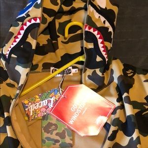 A bathing ape wind breaker/ sweater